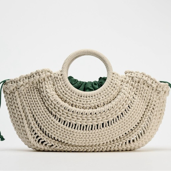 NWT Zara Crochet Bag - Picture 2 of 10